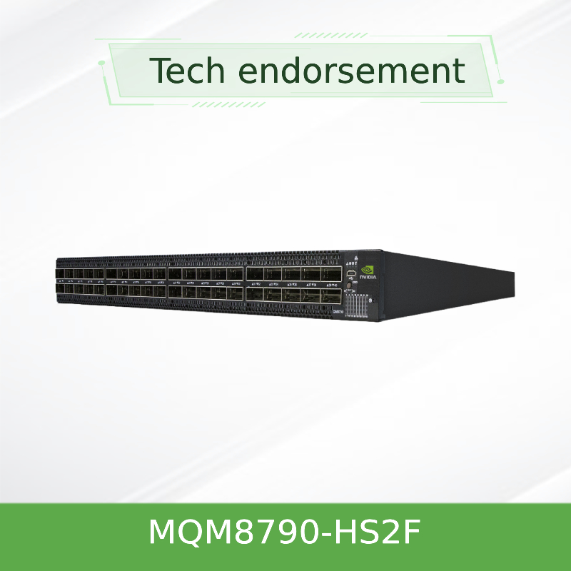 40 puertos QSFP56 Mellanox Quantum HDR Infiniband Switch 200 Gbps MQM8790-HS2F
