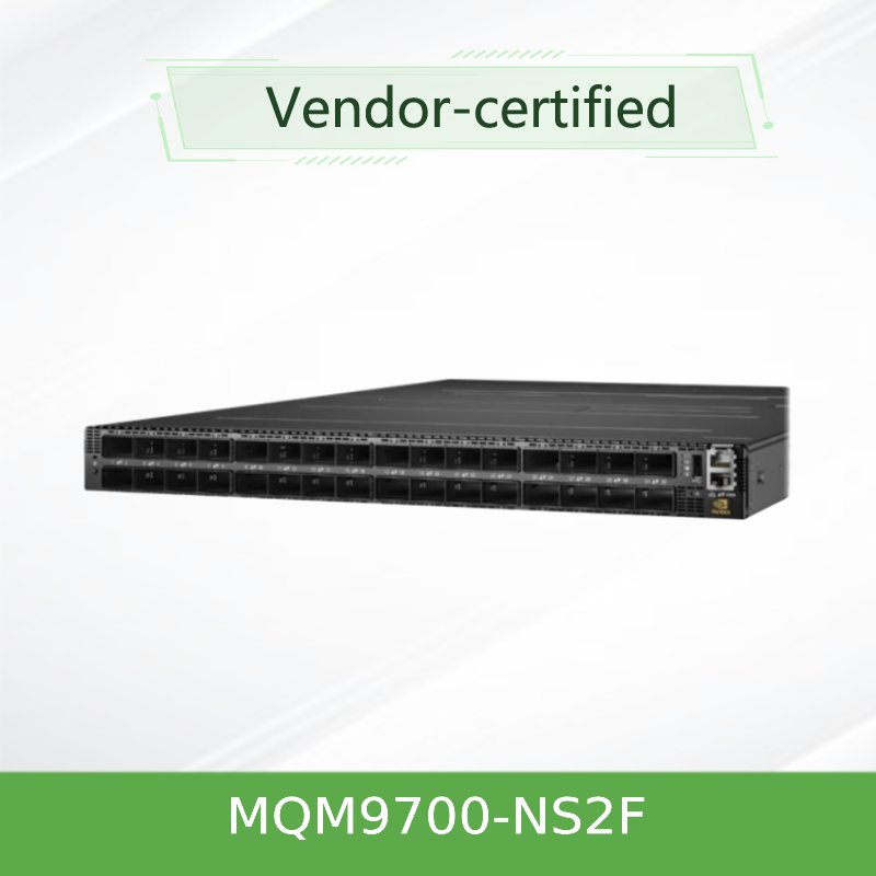 Switch de red Mellanox MQM9700-NS2F(920-9B210-00FN-0M0) Infiniband 400G 16.8 Tbps para servidor