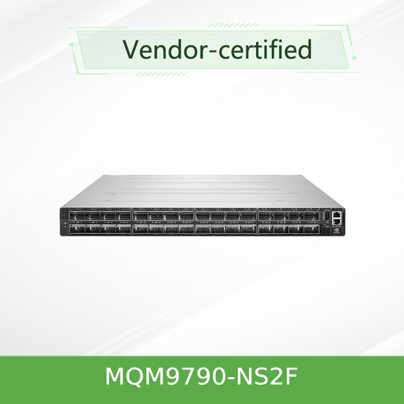 MQM9790-NS2F ((920-9B210-00FN-0D0) InfiniBand Mellanox Switch de red 64 puertos 400Gb/S 32 puertos OSFP no administrados