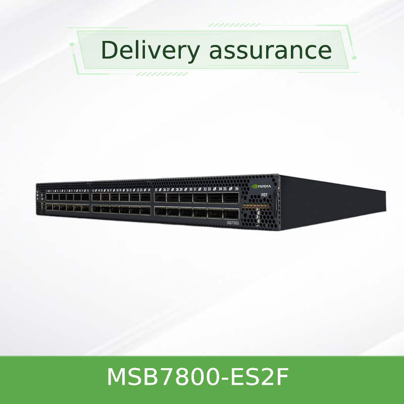 Velocidad del interruptor de la red IB Mellanox 100gb de MSB7800-ES2F en centro de la fecha