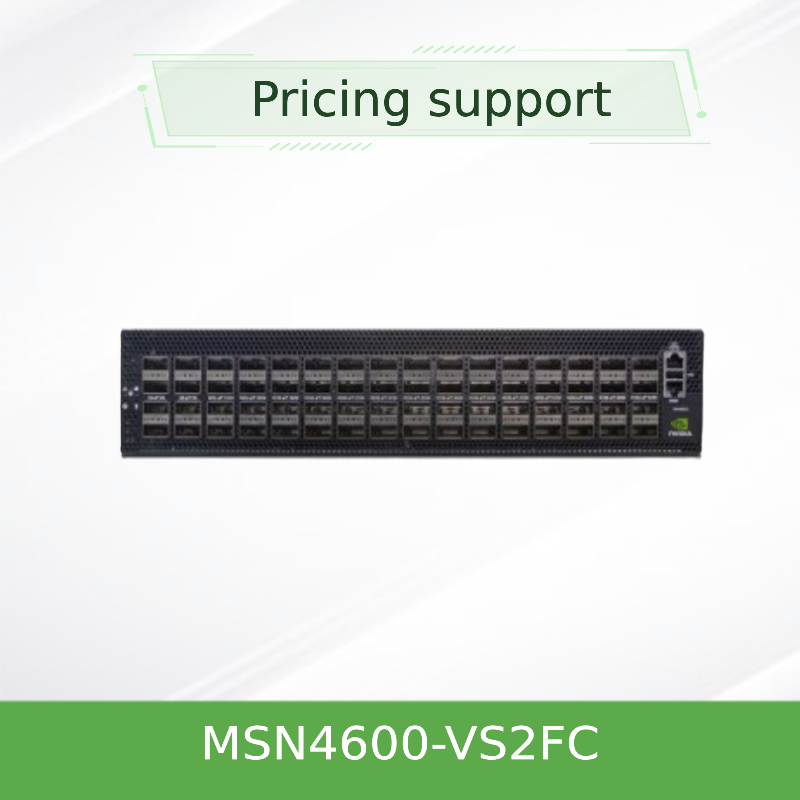 Switch de red Ethernet abierto Mellanox MSN4600-VS2FC Spectrum-3 basado en 200gbe 2u