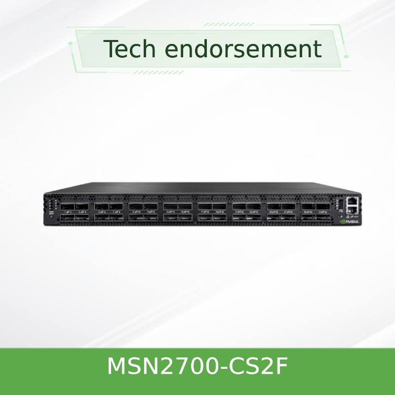 Puertos QSFP28 del interruptor de red del ODM SN2700 Mellanox MSN2700-CS2F 100GbE 1U 32