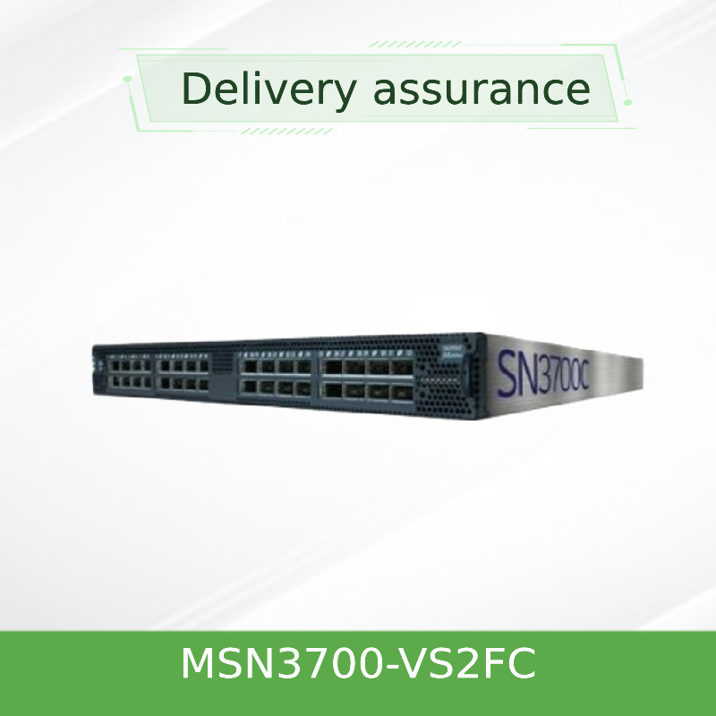 Interruptor MSN3700-VS2FC 200GbE 1U de Linux del cúmulo del interruptor de red abierta de 2 fuentes de alimentación Mellanox de la CA