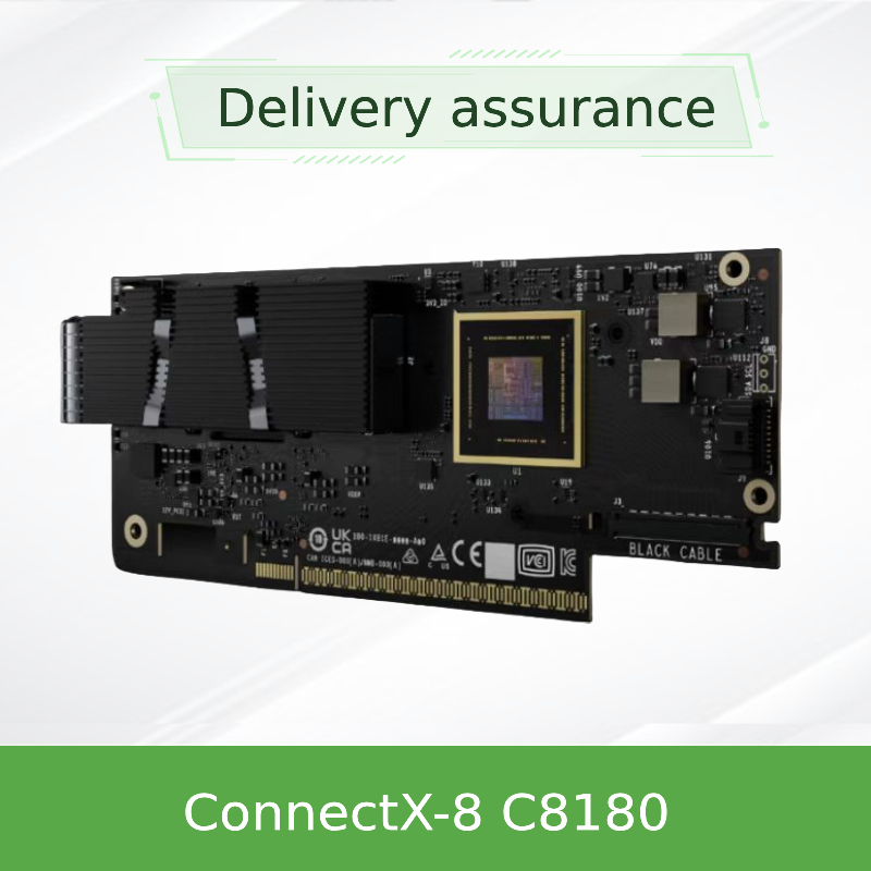 Adaptador Nvidia Connectx-8 C8180 (900-9X81E-00EX-DT0) Osfp de una sola jaula Infiniband: 800gbs Xdr Ib