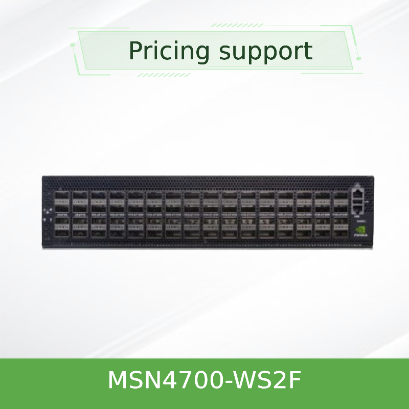 Ethernet de 32 QSFP-DD Open Source Mellanox cambia 400GbE 1U MSN4700-WS2F