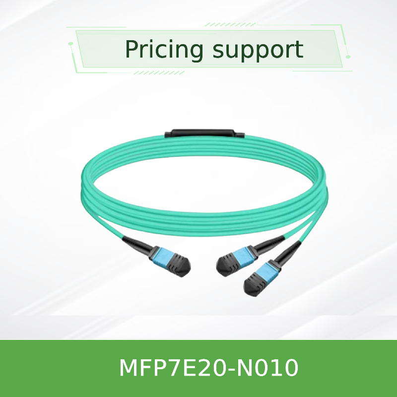 Nvidia Mfp7e20-Nxxx Cable de fibra óptica de división multimodo Mfp7e20-N010 Mmf, MPO12 APC a 2xmpo12 APC