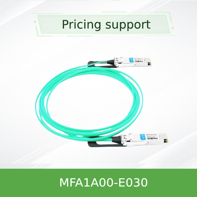 Cable AOC QSFP Mellanox MFA1A00-E030 basado en VCSEL, IB EDR hasta 100 Gb/s