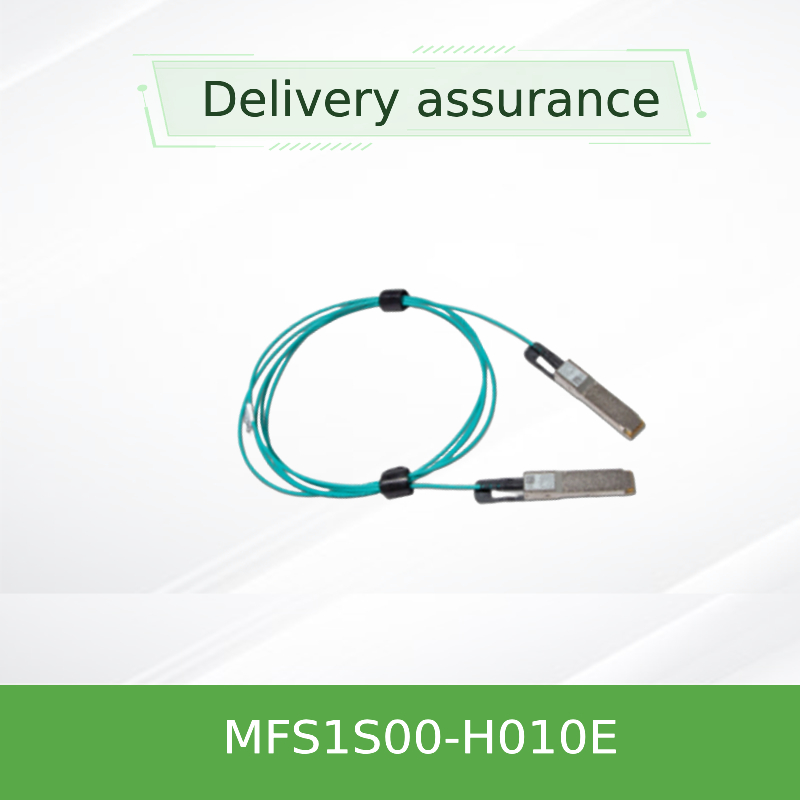 Nvidia Mfs1s00-Hxxxv 200GB/S Qsfp56 Mmf Aoc Mfs1s00-H010e Cable Óptico Activo, hasta 200gbps, Qsfp56 a Qsfp56