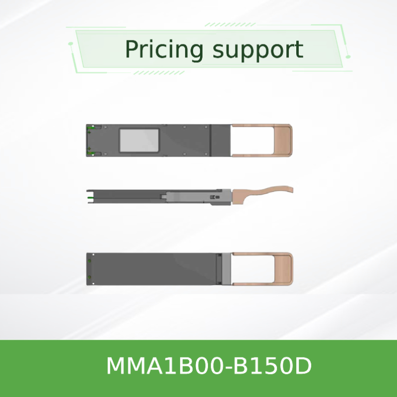 transmisor-receptor óptico QSFP+ 850nm MMA1B00-B150D MPO SR4 el hasta 150m de 40GbE DDMI Mellanox