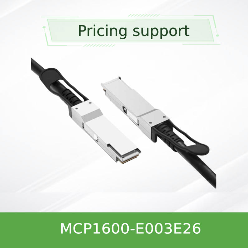 MCP1600-E003E26 Mellanox Dac Cable IB EDR 100Gb/S 4x 25G-NRZ QSFP28 LSZH 3M 26AWG