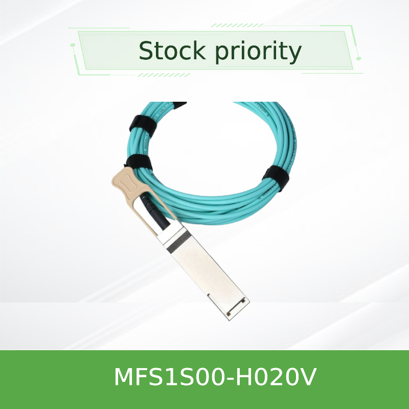 Cable MFS1S00-H020V IB HDR de Mellanox AOC de la consola hasta el cable de la red de 200Gb/S QSFP56 los 20m