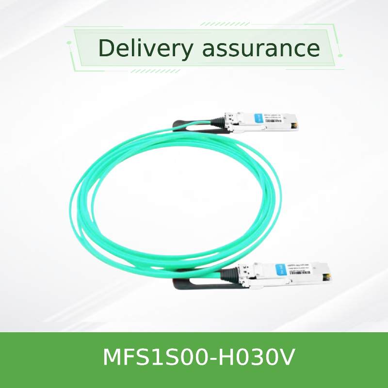 La red de cable de AOC del mellanox de MFS1S00-H030V IB 200G telegrafía el estado latente bajo de alta velocidad QSFP56 de los 30M