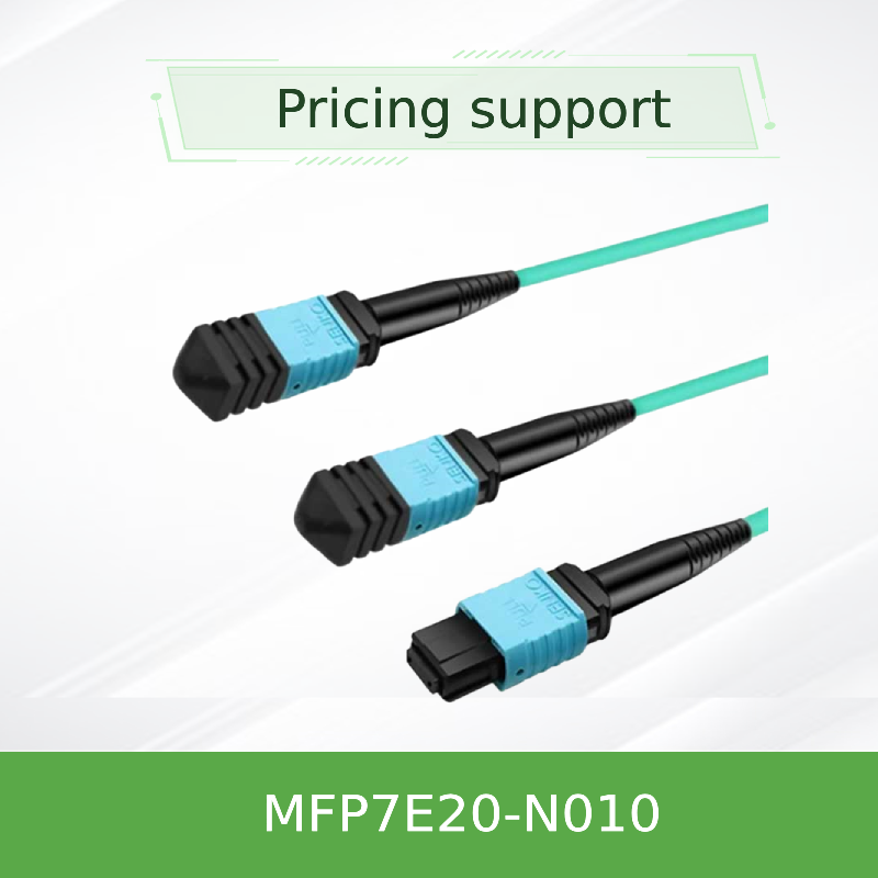 Cable Mellanox MFP7E20-N010 de fibra óptica pasiva multimodo MPO-12/APC a 2x MPO-12/APC, 10m