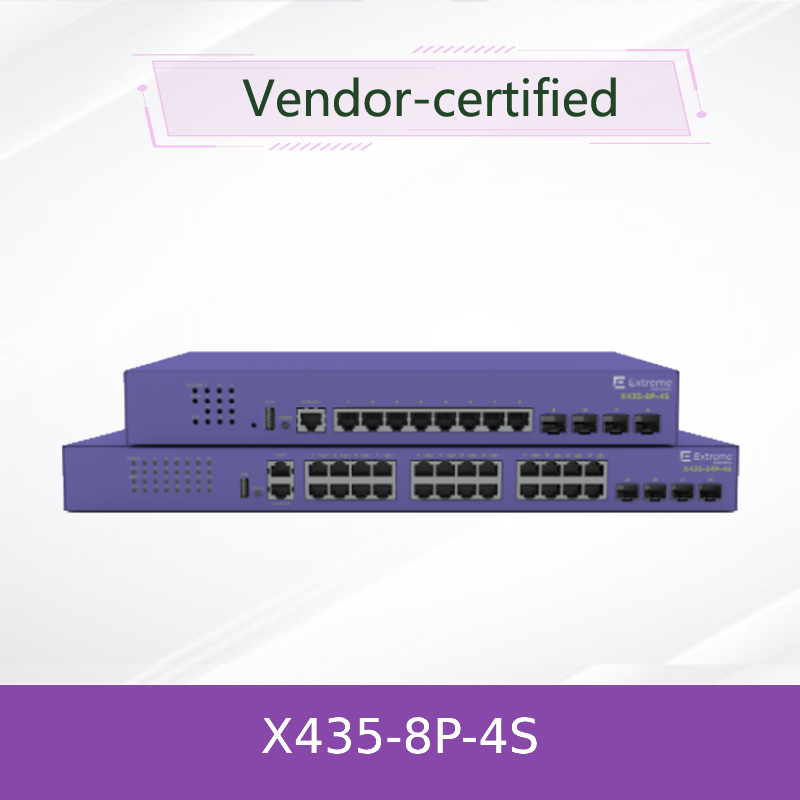 Interruptor de red X435-8p-4s de alto rendimiento para conectividad rápida