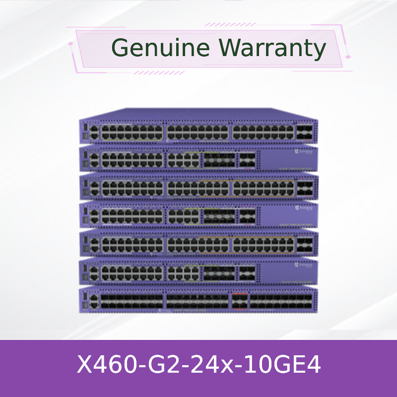 Red extrema de apilamiento de alto rendimiento AVB Switch Summit X460-G2-24x-10GE4-Base nuevo y original