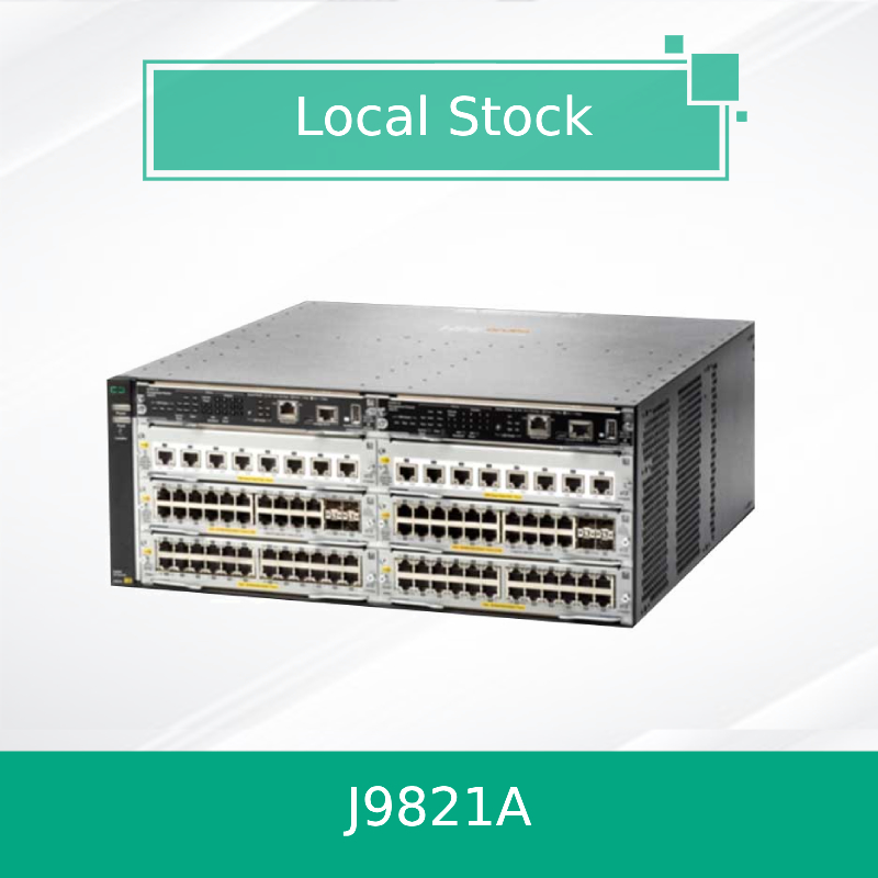 Switch Hpe Aruba 5406r Zl2 de alto rendimiento J9821A para empresas