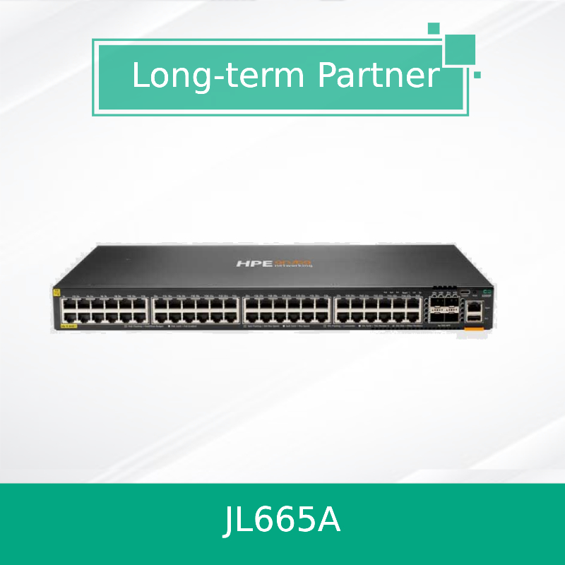 Switches de capa de acceso de alto rendimiento Nuevos Jl665A 6300f 48g Cl4 Poe 4SFP56