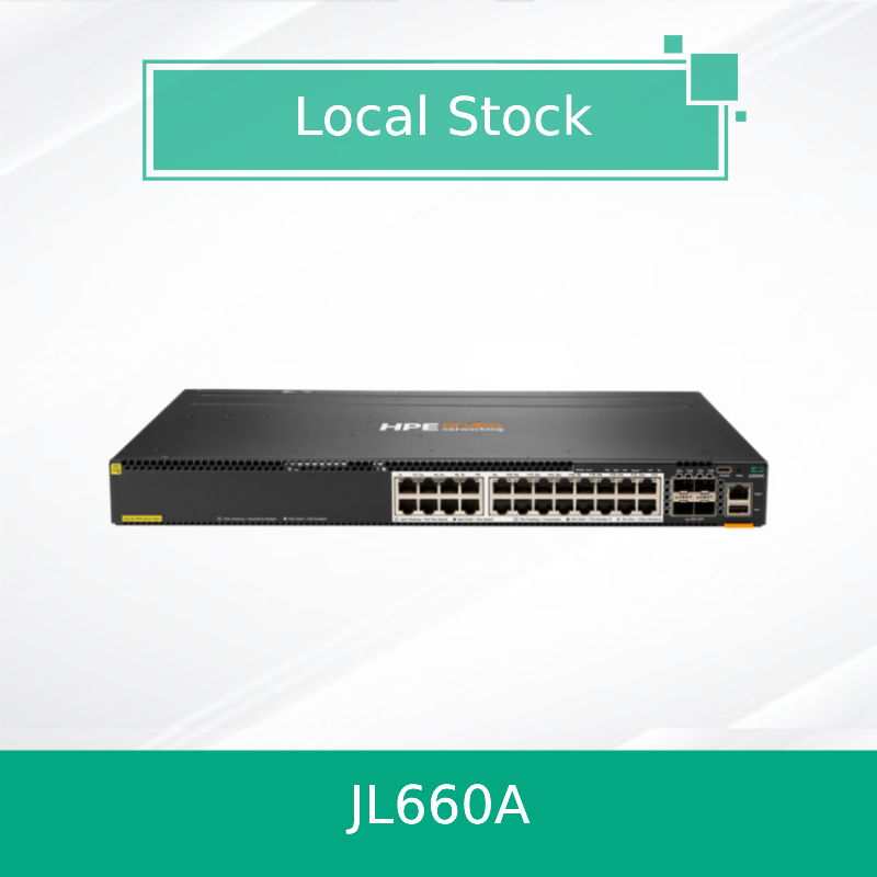 Switch Hpe Aruba Networking Cx 6300m 24 Hpe Smart Rate Poe y 4 SFP56 (JL660A)