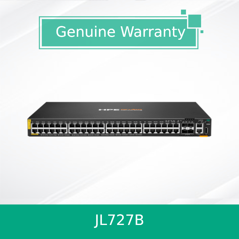 100% de productos originales Hpe Aruba Networking Cx 6200f 48g Clase-4 Poe 4SFP+ 370W Switch (JL727B)