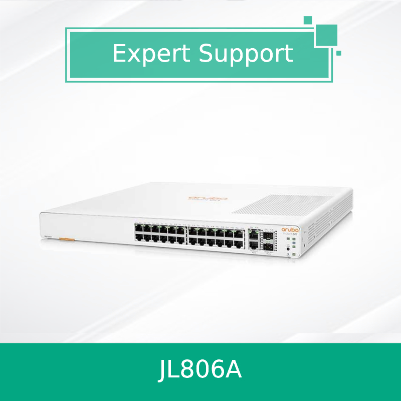 Nuevo Switch Original Hpe Networking Instant On 24p Gigabit 2p 10gbt 2p SFP+ 1960 (JL806A)