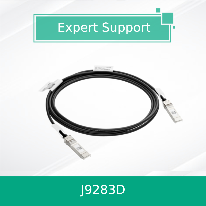 Cable de cobre de conexión directa (DAC) de 3 m SFP+ a SFP+ de 10 G de Hpe Aruba Networking (J9283D)
