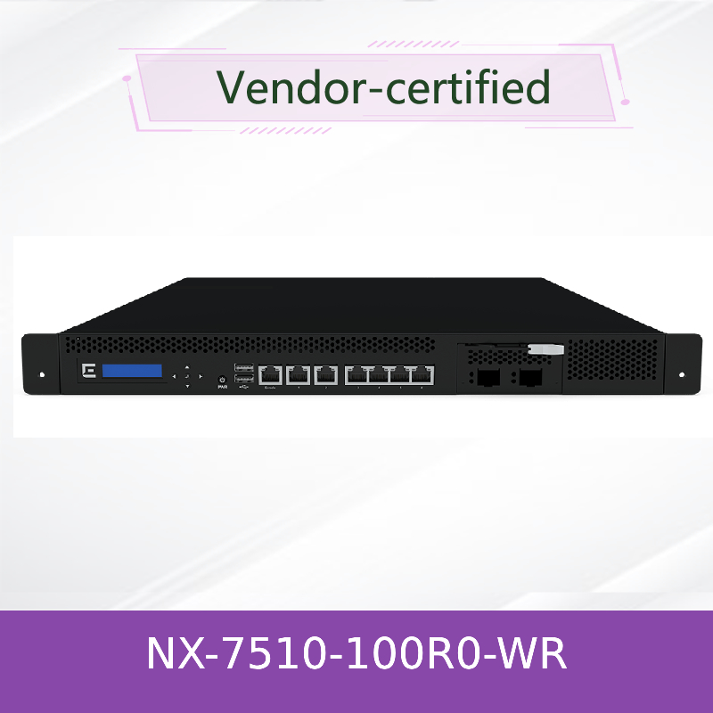 Puntos de acceso inalámbricos extremos NX - 7510-100R0 - impulsión de estado sólido del dispositivo 16GB RAM 64GB de la gestión de la red inalámbrica de WR