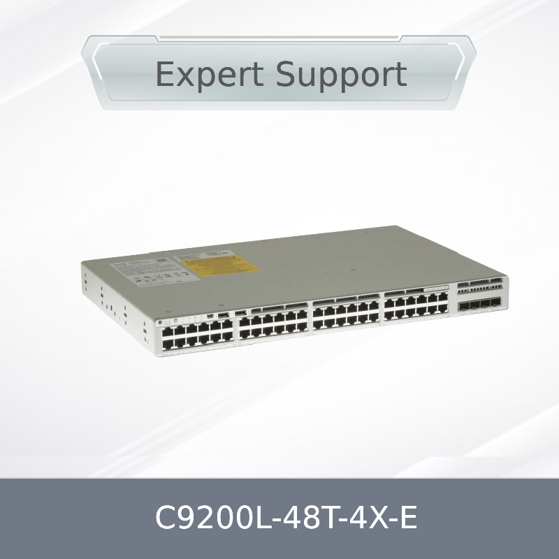 Nuevo Switch de red C9200L-48t-4X-E Original, L3, Gestionado, 48 X 10/100/1000 + 4 X 10 Gigabit SFP+ (enlace ascendente)