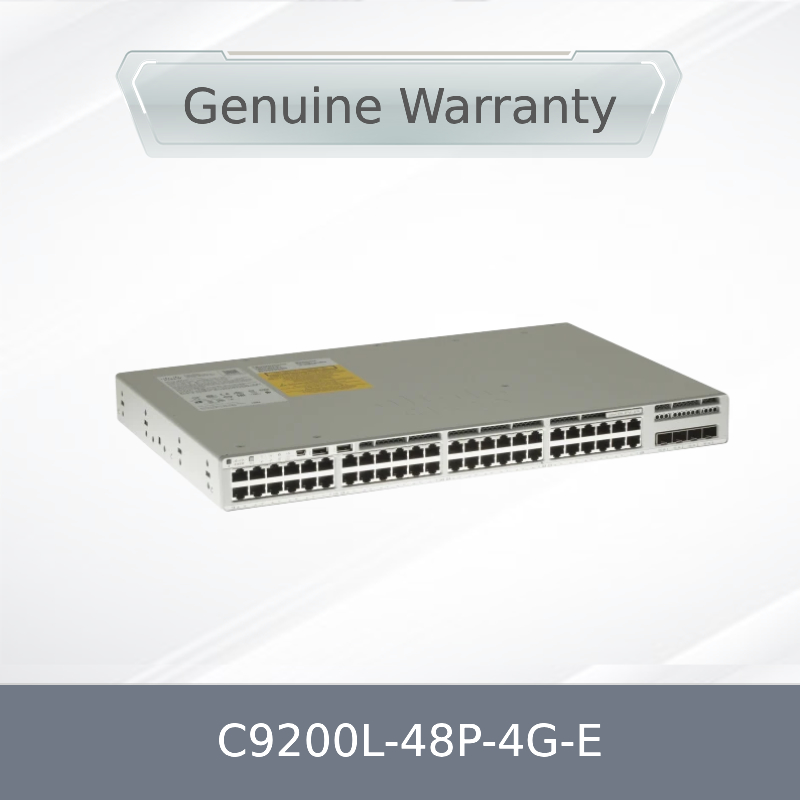 C9200L-48p-4G-E Switch de red nuevo y original 9200L 48 puertos Poe 4 1g SFP Uplink