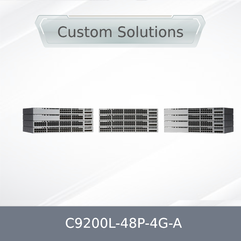 Cisco Nuevo original C9200L-48p-4G-a 9200L 48 puerto 10/100/1000 Poe+ 4X1g Uplink Switch Red ventaja C9200L-48p-4G-a