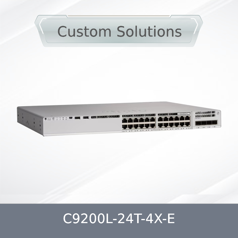 C9200L-24t-4X-E Original 9200L Series 24 puertos de datos 4X10g Uplink Switch Network Essentials Ethernet Switch