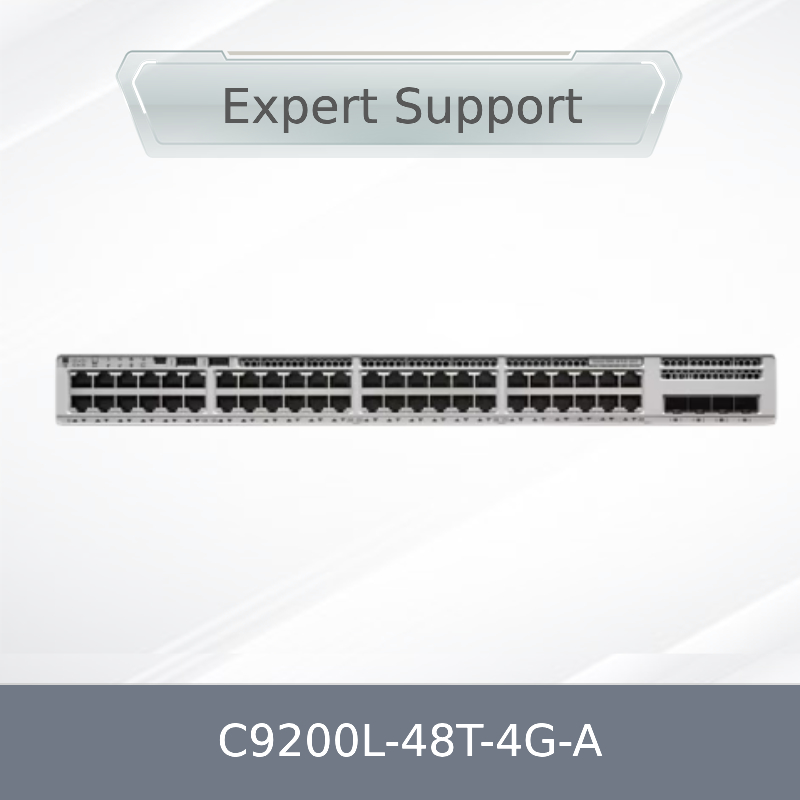 Interruptor de red Cisco C9200L-48t-4G-a de la serie C9200L original de la marca, 48 puertos