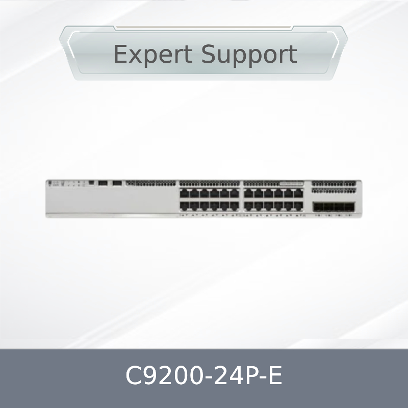 C9200-24p-E original 9200 Layer 2 Ethernet 24 puertos Poe Switch de red con función Qos