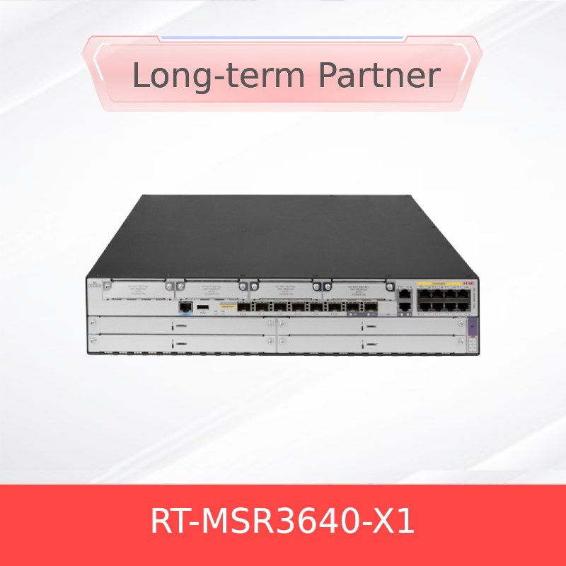 Rendimiento de reenvío de la caja de productos del enrutador serie H3c Rt-Msr3640-X1 10g SFP+