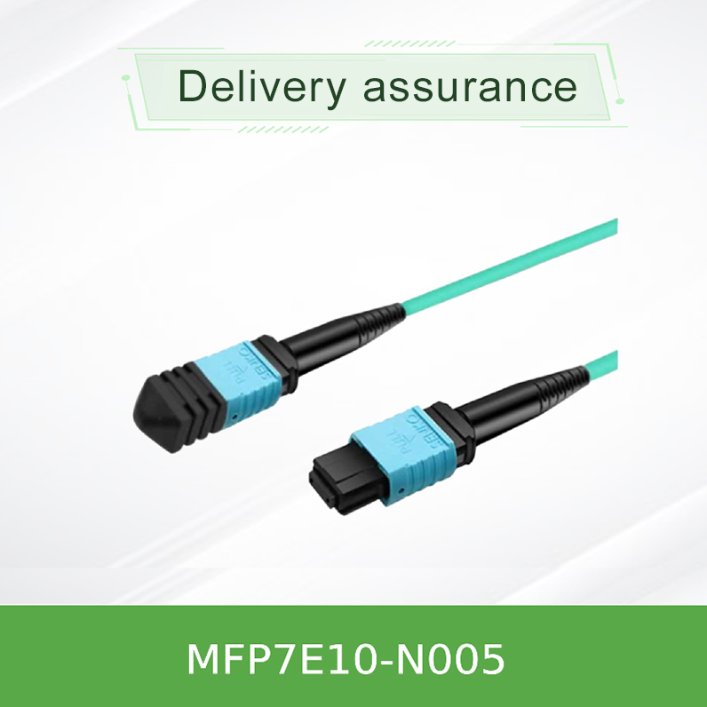 NVIDIA MFP7E10-N005 MPO-12/APC Cable de fibra multimodo 5m 400G InfiniBand NDR y Ethernet