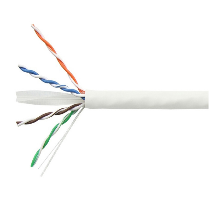 Cable de red U/UTP Categoría 6 con transmisión de datos de alta velocidad, cubierta LSZH y soporte PoE para una conectividad confiable