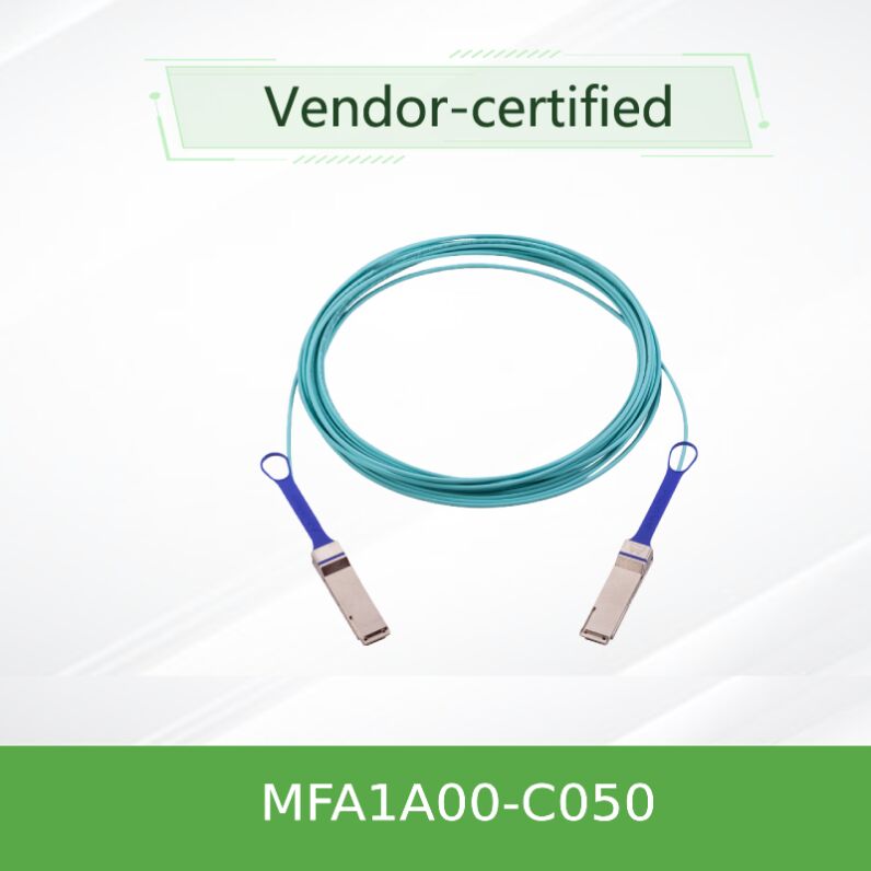 NVIDIA Mellanox MFA1A00-C050 100Gb/s QSFP28 AOC Active Optical Cable100GbE Network Card