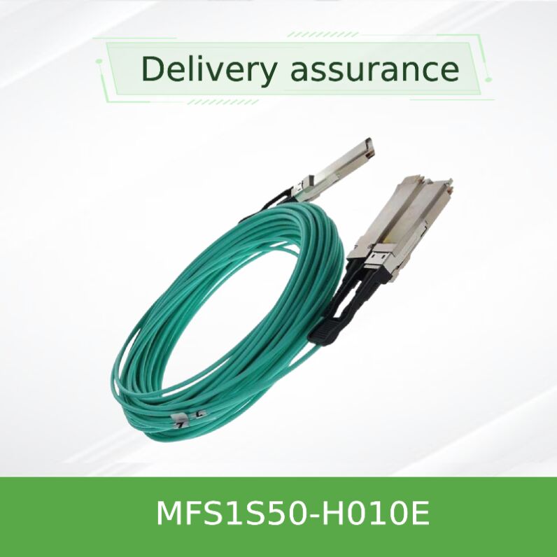 NVIDIA mellanox MFS1S50-H010E 200Gb/s a 2x100Gb/s QSFP56 Cable de división óptica activo10m AOC