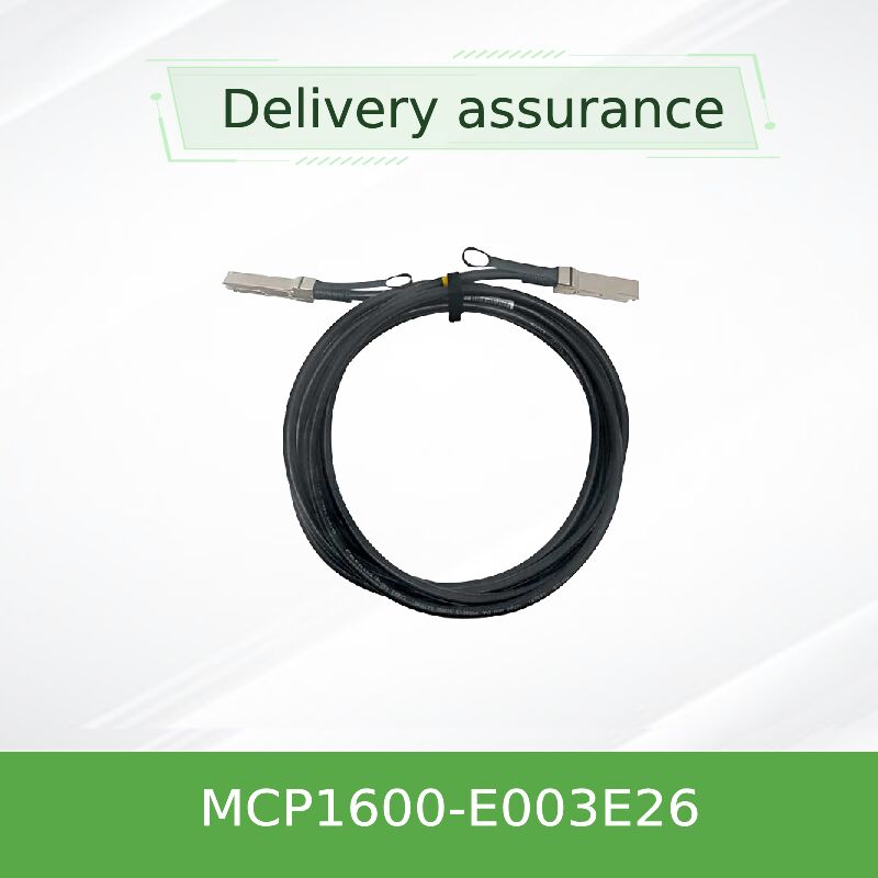 NVIDIA Mellanox MCP1600-E003E26 100Gb/s QSFP28 Cable de cobre de conexión directa pasiva de 3m, EDR InfiniBand, baja latencia, potencia casi cero para interconexiones de centros de datos