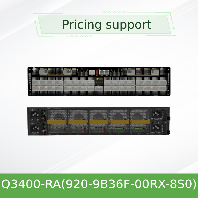 NVIDIA Q3400-RA 144-Port 800Gb/s XDR InfiniBand Switch para inteligencia artificial