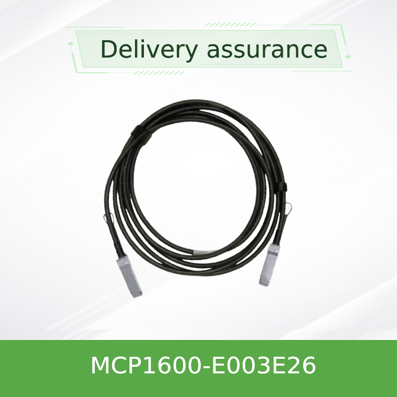 Mellanox MCP1600-E003E26 100Gb/s QSFP28 Cable DAC pasivo ¢ 3m, 26 AWG, InfiniBand EDR y 100GbE Compatible