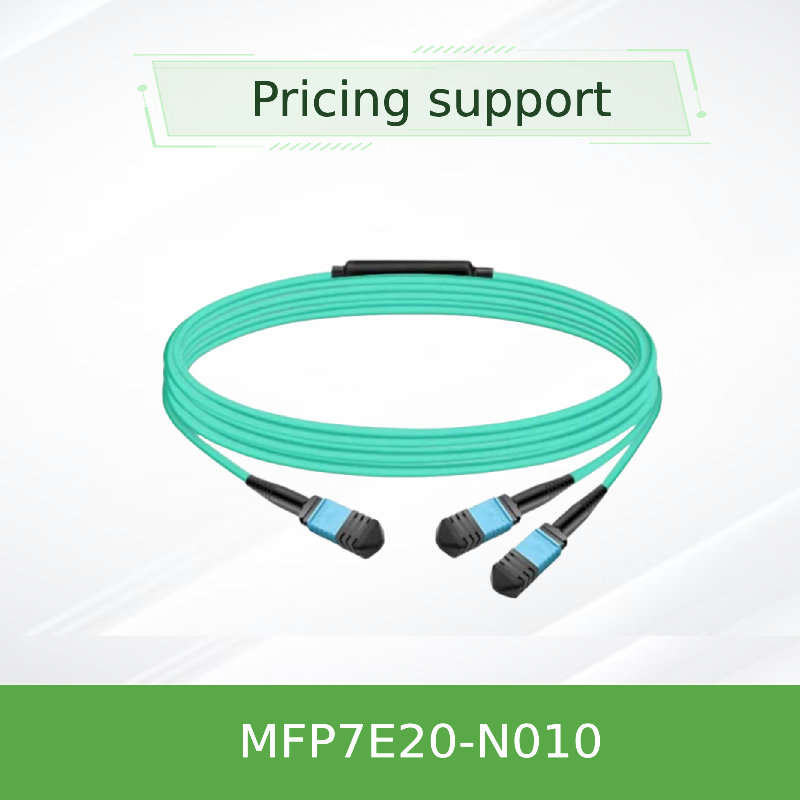 NVIDIA MFP7E20-N010 10m MPO-12/APC Cable de fibra óptica multimodo
